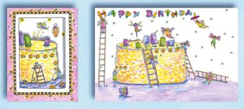 Pinx Birthday Card B490