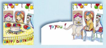 Pinx Birthday Card B554